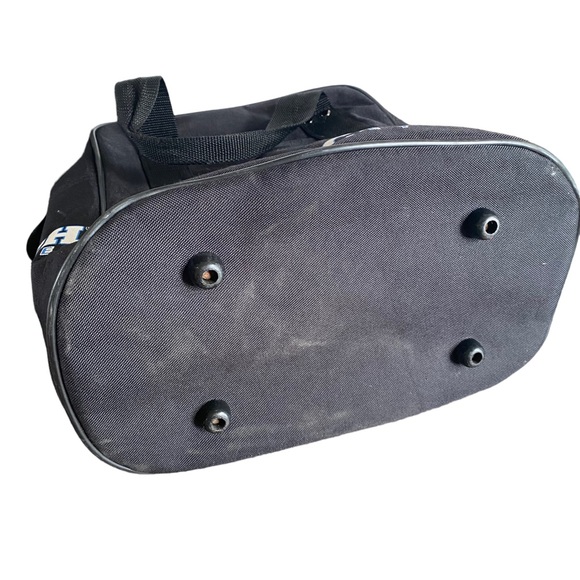 Itech Hockey Bag Black Gear Nylon Puck Carry Handles Coaching Coach Tote - Picture 3 of 8